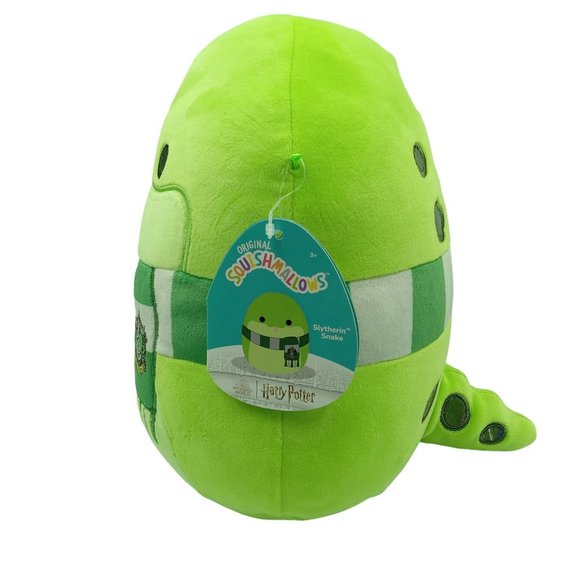 Harry Potter 10" Slytherin Snake Plush Squishmallow Pillow with Paper Tag - Picture 2 of 14